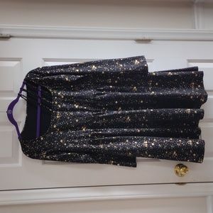 Shein gold star dress